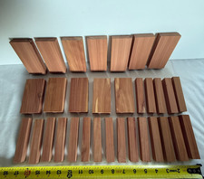 Aged Eastern Red Cedar Blocks-Pieces: 32 Pc Variety Pack, 4" Closet Moth Repell picture
