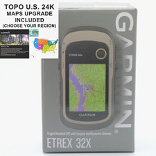 Garmin eTrex 32x GPS w/ Maps Upgrade TOPO US 24K High Detail Trails Topographic picture