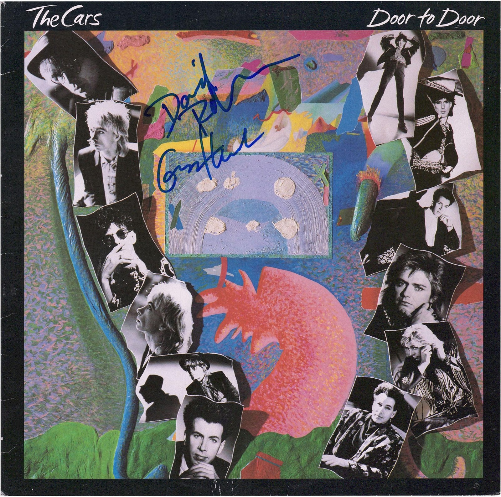 David Robinson & Greg Hawkes Signed The Cars Door to Door Cover - PSA/DNA COA David Robinson & Greg Hawkes Signed The Cars Door to Door Cover - PSA/DNA COA