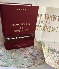 1982 Bordeaux et Ses Vins Cocks Feret Et Fils French Wines with XL Map 38x27inch picture