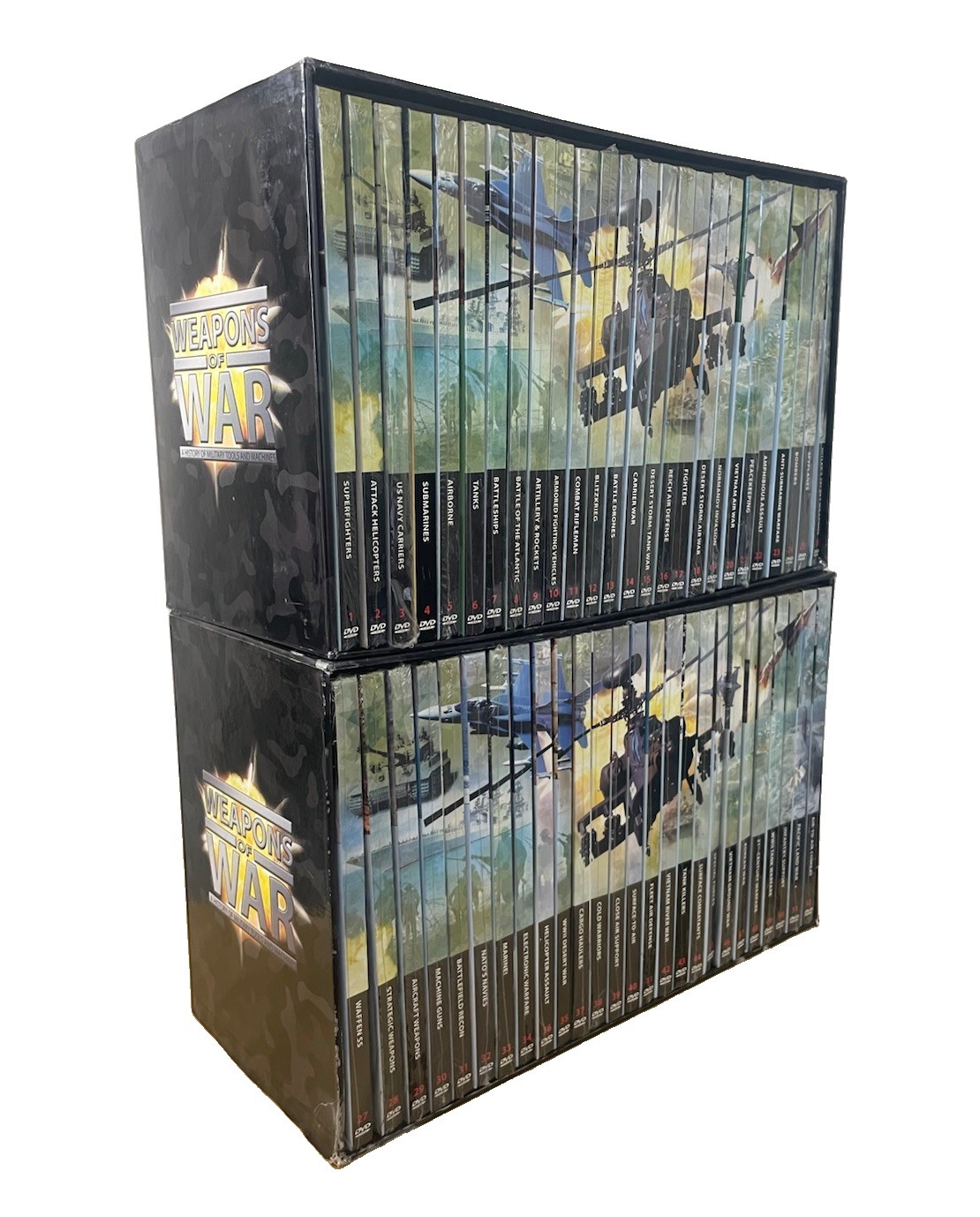 Weapons Of War 52 DVD Box Set Collection - A History Of Tools And Machines- New