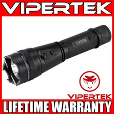 VIPERTEK Stun Gun VTS-195 - Metal Heavy Duty Rechargeable LED Flashlight picture
