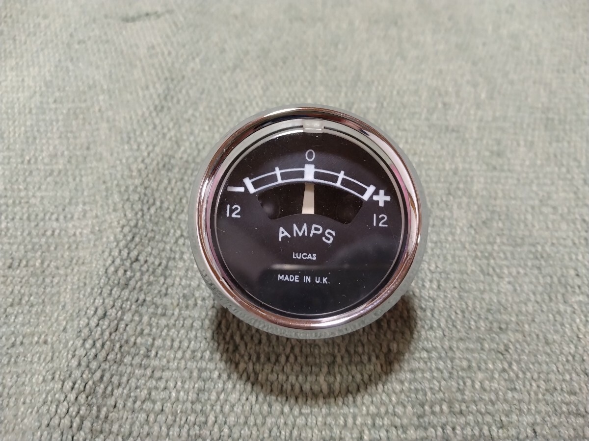 Lucas Ammeter 36403 12V 12A Triumph BSA Norton Made in UK Vintage Deadstock NOS Lucas Ammeter 36403 12V 12A Triumph BSA Norton Made in UK Vintage Deadstock NOS