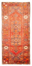 Traditional Vintage Hand-Knotted Area Rug 3'1" x 6'9" Oriental Wool Carpet picture