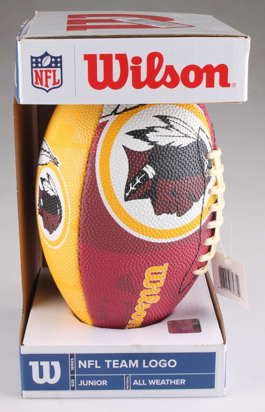 Wilson NFL Junior Size Football Washington Redskins New In Box All Weather