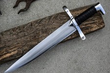 15” handmade Carbon Steel dagger knife Fighting War Sword Full Tang picture