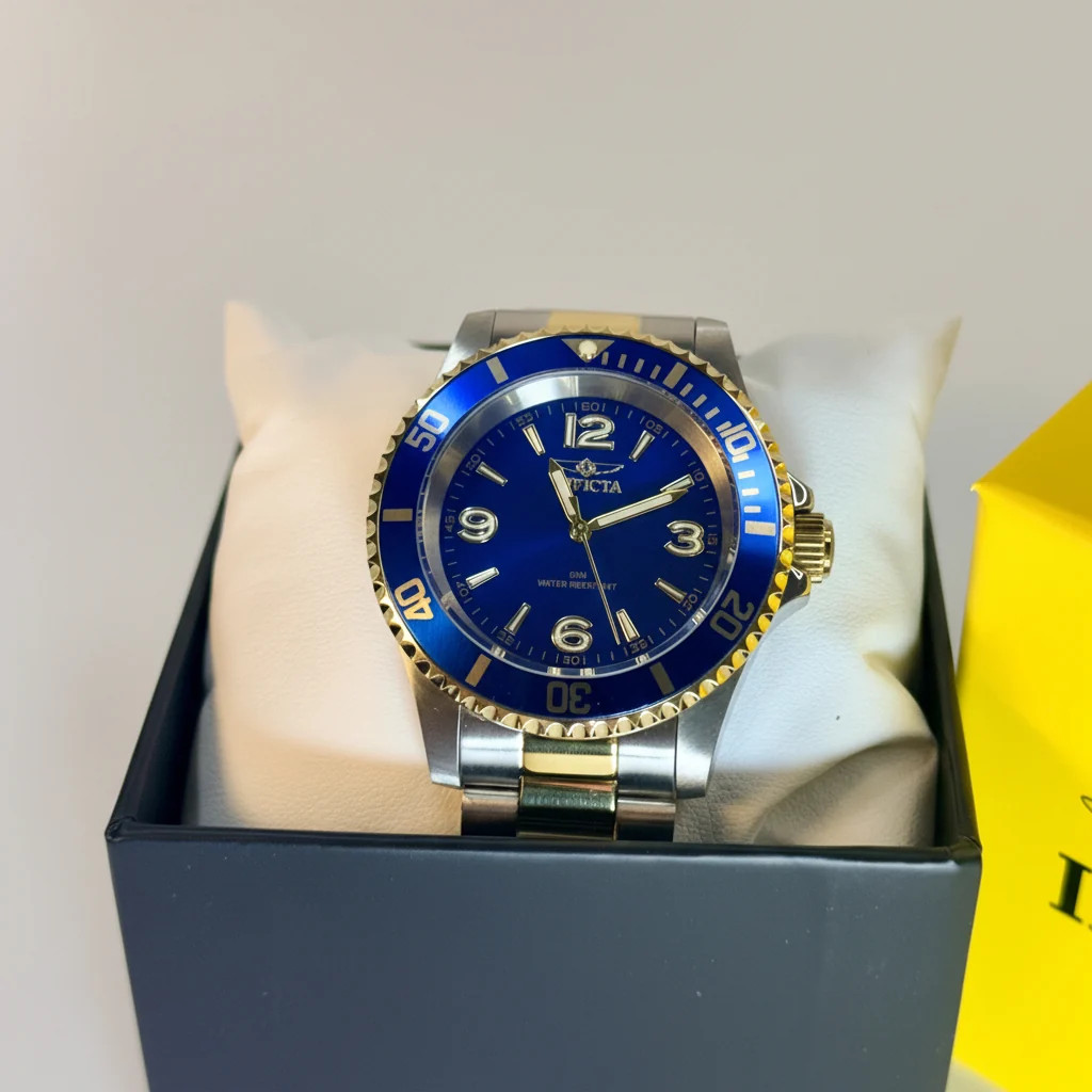 69476 Invicta Specialty Rowan Gold Tone 40mm Stainless Steel Mens Watch 69476 Invicta Specialty Rowan Gold Tone 40mm Stainless Steel Mens Watch