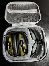 Howard Leight by Honeywell Impact Sport Shooting Earmuffs w/ Case Green/Black picture
