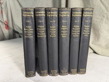 Antique Automobile Engineering General Reference Set 6 Vols 1922 1500 Engravings picture