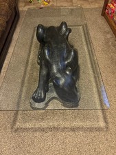 Vintage Black Panther Coffee Table, c.1990's.  Appraised by Dr. Lori picture