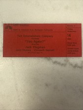 1986  Studio Ticket Of Taping Of TV Show “You Again” John Stamos- Jack Klugman picture