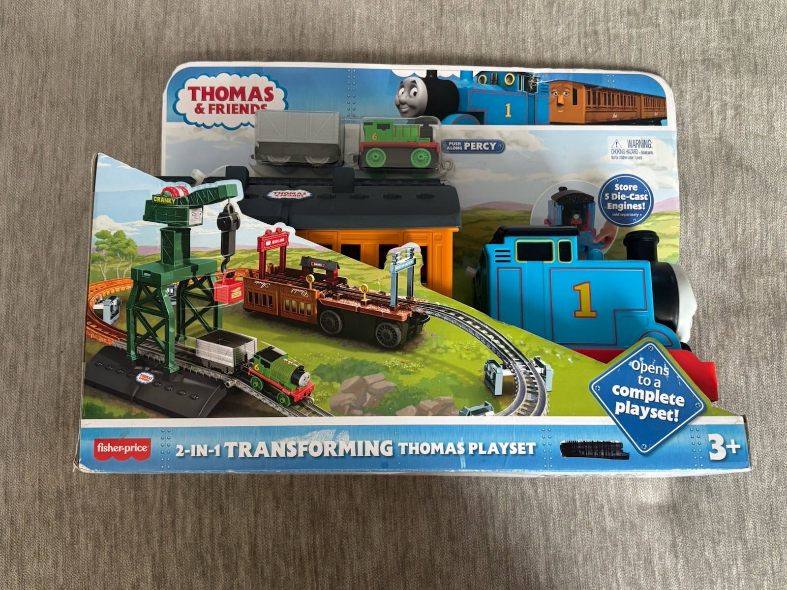 Fisher-Price Thomas &Friends 2-in-1 Transforming Thomas Playset Push-Along Train Fisher-Price Thomas &Friends 2-in-1 Transforming Thomas Playset Push-Along Train